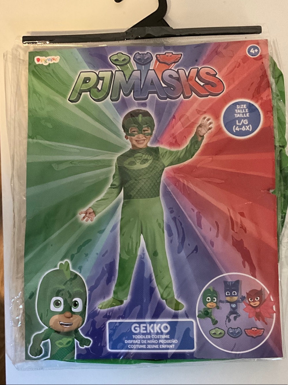 Disguise PJ Masks Gekko Costume  Toddler   L/G (4-6X)